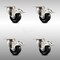 Service Caster 3 Inch 316SS Hard Rubber Wheel Swivel Top Plate Caster Set Total Lock Brake SCC SCC-SS316TTL20S314-HRS-4 - alternate 1